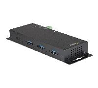 StarTech Hub USB HB31C3A1CME — 4 puertos (3x USB-A, 1x USB-C) 10Gbps Metal industrial Negro