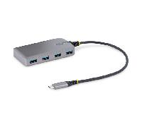StarTech Hub USB-C 5G4AB-USB-C-HUB – 4 Puertos USB-A 5Gbps Alimentado por el bus