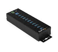 StarTech.com Hub Concentrador Ladrón USB 3.0 de 10 Puertos con Adaptador de Alimentación Externo - con Protección ESD de 350W ( HB30A10AME )