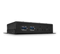 Hub Lindy 4 puertos 10 Gbps USB 3.2 Gen 2 modelo 43094 Metal negro