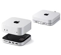 Hub Mac Mini M4 con Carcasa SSD NVMe y Hub USB C 7 en 1 para Mac Mini M2 M1