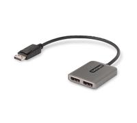 Hub MST DisplayPort 1.4 StarTech.com 2 Puertos 5K 60Hz Splitter DP HDR Alimentado USB 0,3m