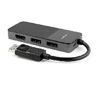 hub mst splitter divisor usb-c 4 puertos displayport dp 1.4