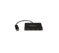 Hub MST - StarTech - MSTDP124DP - 4x DisplayPort - Resolución hasta 4K - Negro