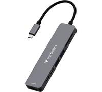 Verbatim Concentrador USB-C Essentials 32158 – 7 puertos, HDMI 4K, SD/microSD, PD 100W