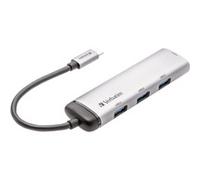 Verbatim Hub Multipuertos USB-C 4 puertos USB 3.2 Gen 1