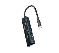 HUB NANO CABLE USB-C/CONVERSOR USB-C A 2XUSB-A/ USB-C PD/ HDMI 15CM NEGRO