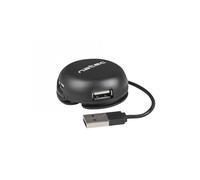 HUB NATEC BUMBLEBEE 4 PUERTOS USB 2.0 NEGRO