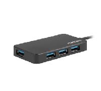 HUB NATEC SILKWORM USB-C 4 PUERTOS USB 3.0 NEGRO