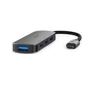 Nedis Hub USB 1x USB-C™ | 4X USB A Hembra | 4 Puertos (s) | USB 3.2 Gen 1 | Alimentación a través de USB | 5 Gbps