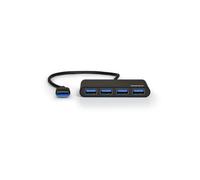Hub Port Designs 4 puertos 5000 Mbit/s USB 3.2 Gen 1 900121 negro aluminio