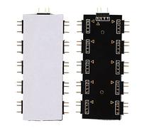 Hub RGB Accesorios de Computadora PC Fan Hub Placa Base RGB Fan PC Placa Base Computadora de 10 Canales (5V 3 Pines