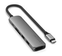 Hub Satechi 6 puertos 10 Gbps modelo ST-P6SM con HDMI y lector SD