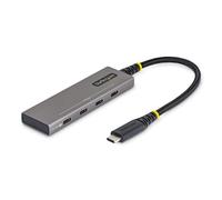StarTech Hub USB-C de 4 Puertos - Ladrón Tipo C - PD de Carga de 100W - 10Gbps - 4X Puertos Tipo C - Aluminio Reciclado