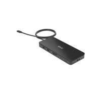 Hub Thunderbolt 4 Club 3D CSV-1581 11 en 1, 3 USB-C, 3 USB-A, SD, TF, RJ45, Audio, Negro