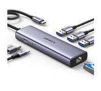 Hub Ugreen 6 puertos 5 Gbps modelo 15598 con HDMI y Gigabit Ethernet