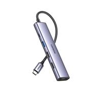 Hub Ugreen CM478 USB-C HDMI 4K 3x USB-A PD 100W Aluminio Compacto
