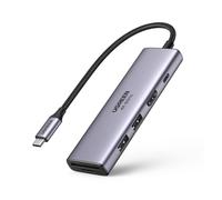 Hub Ugreen Ultra Slim 6 en 1 1x HDMI 4K 60Hz + 2x USB 3.0 + 1x USB-C + Micro SD + USB-C PD 100W