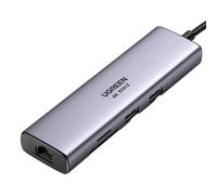 Ugreen USB-C to 2*USB3.0+HDMI+RJ 45+SD&TF+PD port Hub