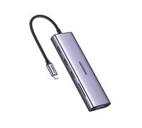 UGREEN 10 En 1 Hub USB C HDMI VGA Dock Tipo C Docking Station PD 100W Alimentado RJ45 Ethernet 3,5mm Lector de Tarjetas Doble Pantalla Compatible con MacBook Pro Air iPhone 16 MAX