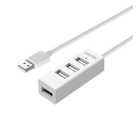 Hub Unitek 4 puertos USB 2.0 480 Mbit/s modelo Y-2146 blanco compacto