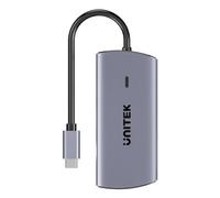 Hub Unitek 6 puertos 5 Gbps modelo D1113CGY01 con carga 100W y HDMI