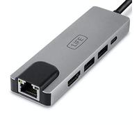 Hub USB 1Life USB-C:5in1 HDMI/ DEX/ RJ 45/ USB 3.0 Gris