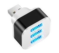 Hub USB 2.0, 3 puertos USB adicionales | . Fácil de usar: este divisor USB liviano y compacto para portátil le permite conectar 3 dispositivos al mismo tiempo, lo que facilita su uso y toma