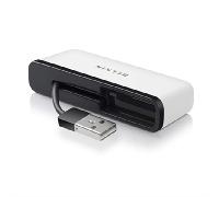 Belkin F4U021BT hub de interfaz 480 Mbit/s Negro, Blanco
