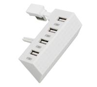 Hub USB 2.0 de 4 Puertos para Consola de Juegos, Transferencia de Datos Sincronizada, Adaptador de Consola de Expansión Divisor USB, Experiencia de Juego Mejorada,