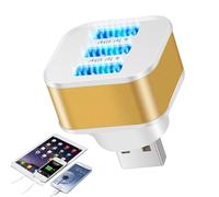 Hub USB 2.0 - Expansor de puerto USB portátil de 3 puertos, accesorio para carga fácil y transferencia de datos | Portátil, PC, viajes, uso doméstico y en la oficina, divisor USB compacto para una