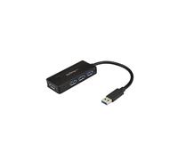 Hub USB 3.0 - 4 puertos - STARTECH - Compacto - Alimentado - Adaptador de alimentación incluido