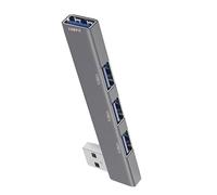 Hub USB 3.0 - Adaptador Multi-USB de 4 Puertos, Divisor de Transferencia de Datos de Alta Velocidad para Ordenador Portátil, PC, Teclado, Ratón y Memoria USB | Hub Portátil Compacto para Uso Bu