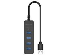 Hub USB 3.0 - Adaptador USB multipuerto | Hub USB Plug and Play de 4 Puertos, Transferencia de Datos de Alta Velocidad, Extensor USB 3.0 para computadora portátil, Teclado, Divisor USB para com