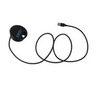 Hub USB 3 0 con diseño compacto e interfaz de audio, perfecto para configuraciones de juegos y videoconferencias