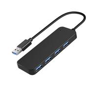 Hub USB 3.0 de 4 puertos, concentrador USB de 4 puertos para ordenador portátil, divisor USB portátil | Hub USB 3.0, adaptador de divisor USB tipo C, hub USB de extensión múltiple, adaptador