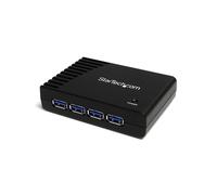 Hub USB 3.0 de 4 puertos - Hub USB - Negro - Hub USB 3.0 de 4 puertos - Hub USB SuperSpeed - Negro - ST4300USB3EU
