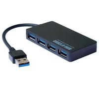 Hub USB 3.0 De 4 Puertos, Negro - USB3-HB-4PM-V2