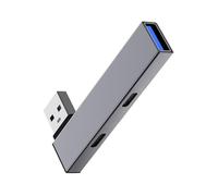 Hub USB 3.0 divisor USB a 2 tipo C + adaptador de concentradores USB con transferencia de datos de alta velocidad para dispositivos Android de ventana a convertidores tipo C
