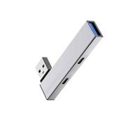 Hub USB 3.0 divisor USB a 2 tipo C + adaptador de concentradores USB con transferencia de datos de alta velocidad para dispositivos Android de ventana