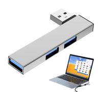 Hub USB 3.0 - Expansor portátil, extensor de transferencia rápida, divisor de puerto de alta velocidad de disipación de calor para laptop, PC, portátil, escuela, familia, familia, negocios, viajes