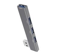 Hub USB 3.0 - Extensor de 4 puertos USB, replicador de puerto USB | Expansor de puerto USB de 5.1 x 2.9 x 0.8 pulgadas, divisor USB para laptop, unidad flash, impresora, cámara, teclado y