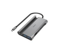 Hub USB 3.0 - Hama - 7 puertos - Carga rápida - Ultra HD 4K - Aluminio gris