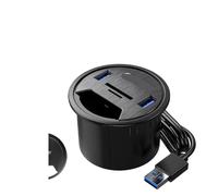 Hub USB 3.0 Tarjeta de Sonido Tipo C Divisor Lector de Tarjetas SD TF Estación de Acoplamiento Auriculares Micrófono Interfaz de Audio Compatible con Escritorio PC Escritorio(USB 3.0 SD TF)