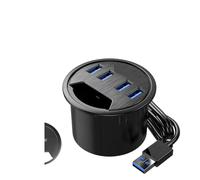 Hub USB 3.0 Tarjeta de Sonido Tipo C Divisor Lector de Tarjetas SD TF Estación de Acoplamiento Auriculares Micrófono Interfaz de Audio Compatible con Escritorio PC Escritorio(USB 3.0)