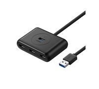 Hub USB 3.0 - UGREEN - 4 Puertos - Alta Velocidad 5Gbps - Adaptador Externo - Protección USB