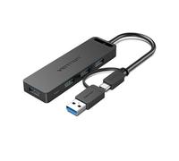 Hub usb 3.0 y tipo-c vention chtbb/ 4xusb/ usb tipo-c pd