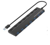 Hub usb 3.2 conceptronic hubbies19bp 4 puertos usb 3.0 con alimentador