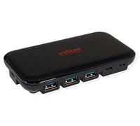 Hub USB 3.2 Gen 2 de ROLINE, 7 vías (3X Tipo C + 4X Tipo A)