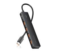 Hub USB 3.2 Vention CHJBB/ 4xUSB/ 1xUSB Tipo-C/ 15cm